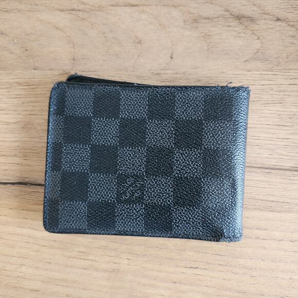 Authentic Louis Vuitton Wallet Damier Graphite Bifold - Picture 3 of 8